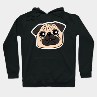 Cutest Pug Vintage Dog Lover Puppy Retro Hoodie